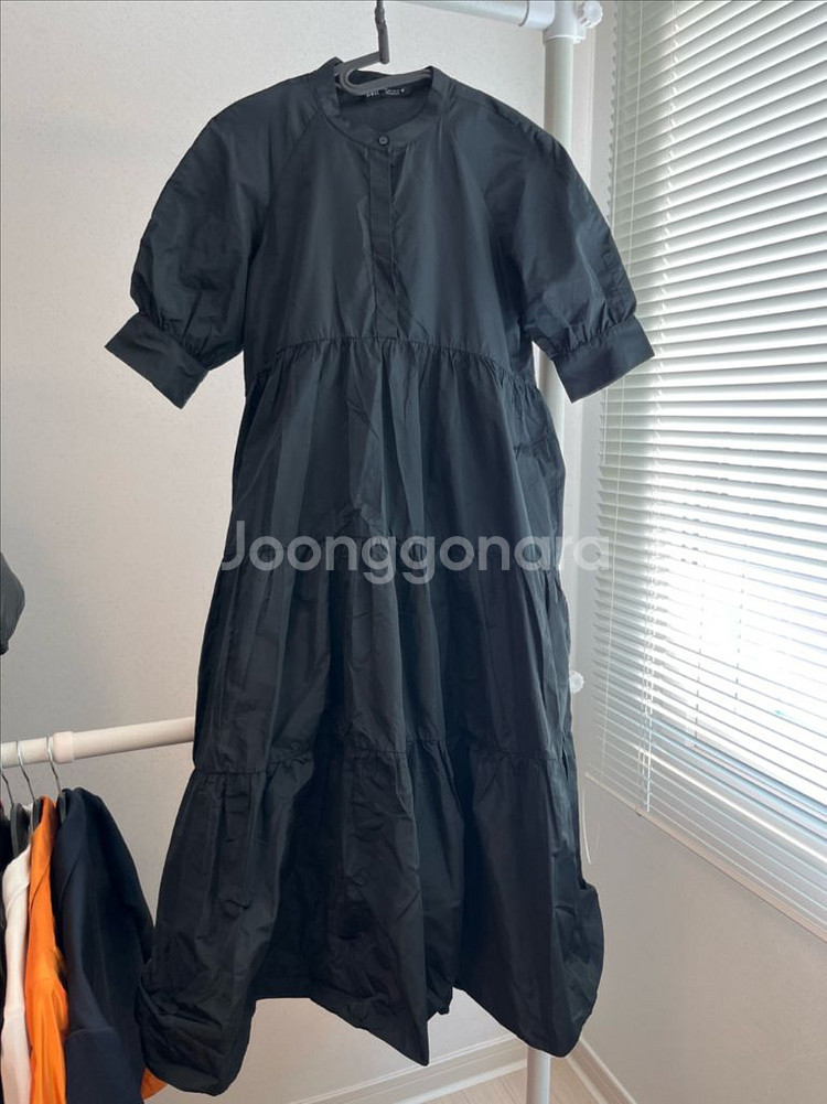 zara 자라 볼륨 롱 원피스--0