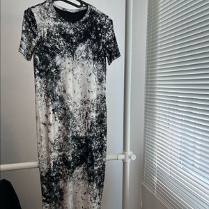 zara 자라 얇은 골지 롱원피스