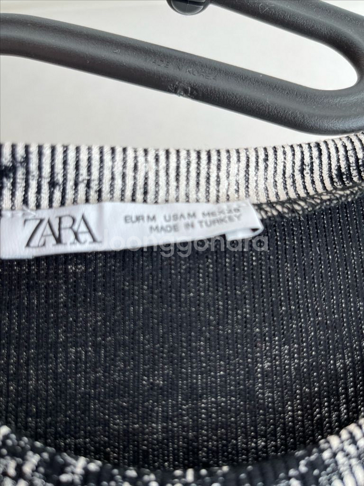zara 자라 얇은 골지 롱원피스--1