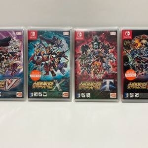 [미개봉 신품] 닌텐도 스위치 슈퍼로봇대전 시리즈(V,X,T,30)