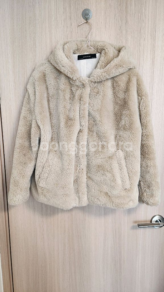 자라 여자 플리스털후드 집업자켓 겨울잠바M--1