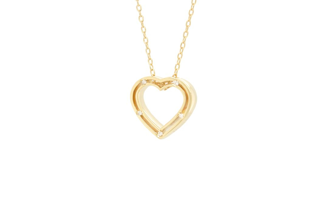 다미아니 벨에포크 쿠오레 18K 하트 펜던트 목걸이--2