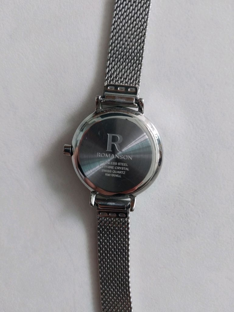 로만손 여성 메탈 시계 바로 사용 가능 깨끗--1