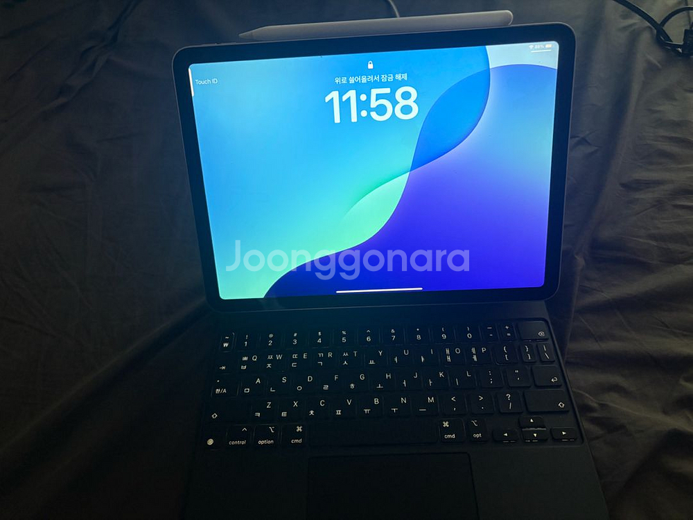 아이패드에드에어 11인치 m3+애플펜슬프로+매직키보드--0