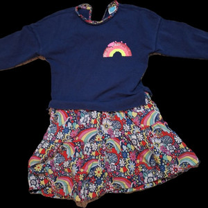 Mini Boden 미니보덴 레인보우 원피스 세트 (6~7Y / 122cm)