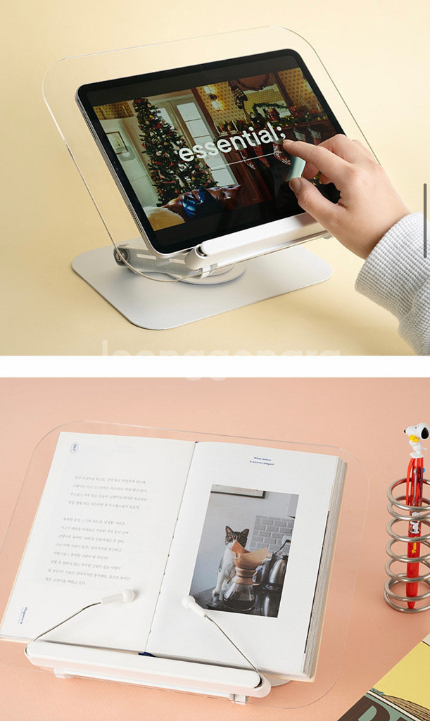 회전 피너츠 독서대--5