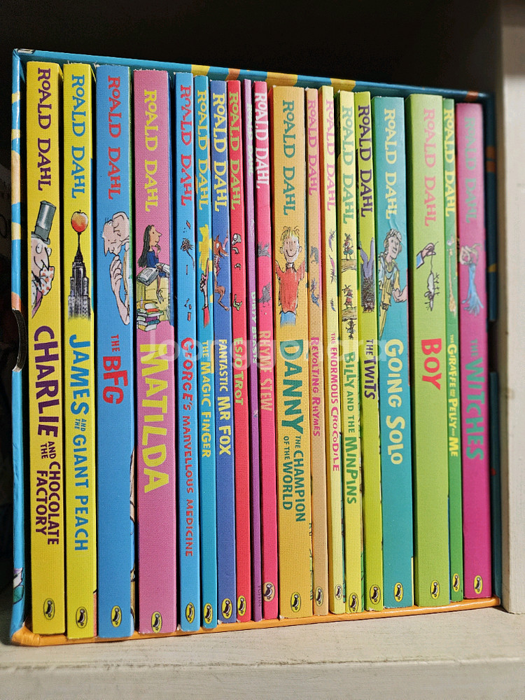 로알드달 원서 19권 박스셋--0