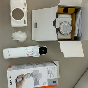 (풀박스)소니 ZV-1M2 + 슈팅그립 +카메라 플래시