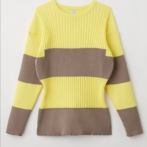 CFCL 투톤 긴팔 탑