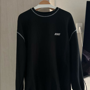 비스트모드 BSMD 블랙 맨투맨 L사이즈