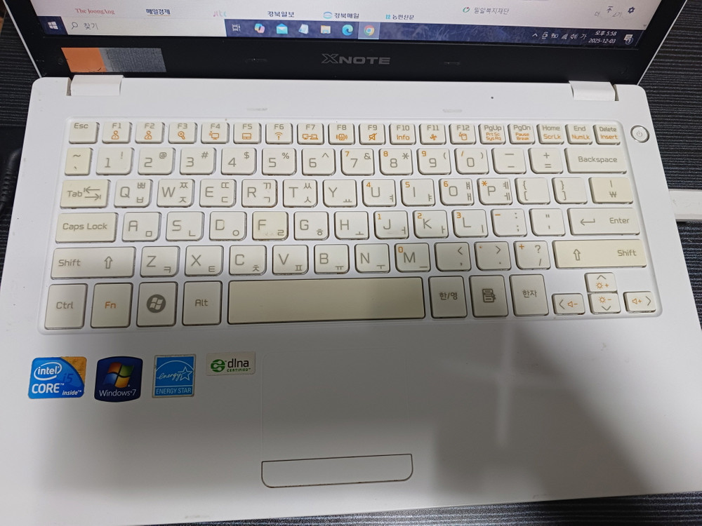 LG XNOTE LGP21 노트북 SSD VGA 4번키X 배터리X 이미지