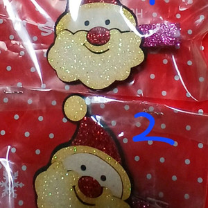 크리스마스 삔과 핀 총 8개