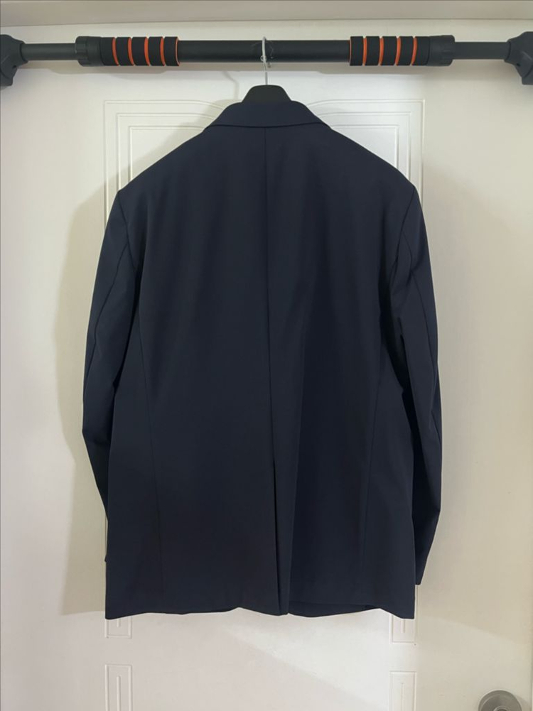 무신사 쿨탠다드 릴렉스드 베이식 블레이저 네이비 남자 정장자켓 이미지