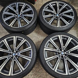 BMW G06 G05 X6 X5 인디비주얼 정품 22인치 746 휠 타이어 셋트