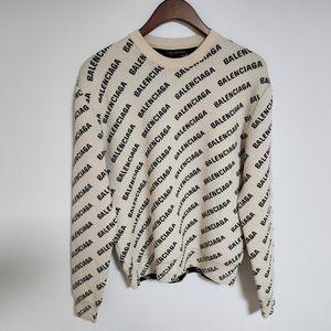 XS 발렌시아가 멀티로고 코튼 여성 니트 704428 T3233 이미지