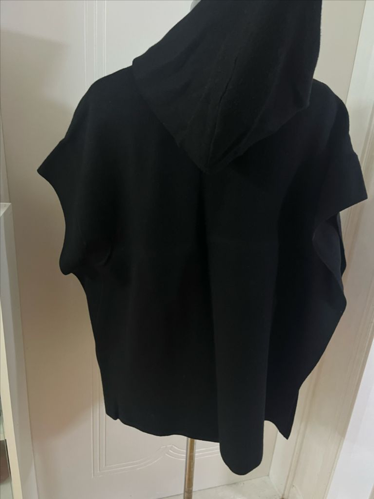 판초 아우터 비스코스51% 빅사이즈 프리사이즈 후드 후디 이미지