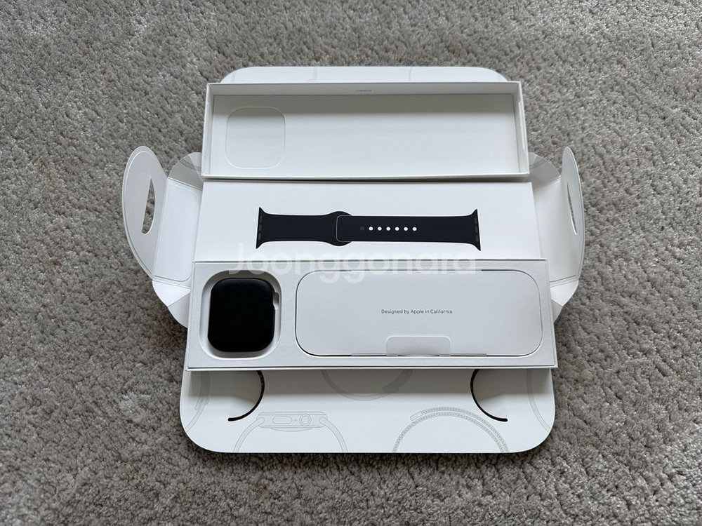 [미개봉] 애플워치 10 셀룰러+GPS, 46mm, 제트블랙--2