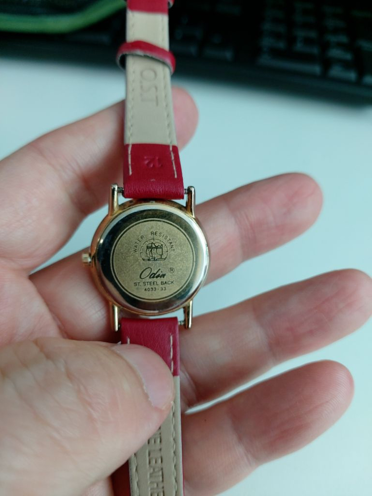 오딘 18k 골드베젤 시계--3