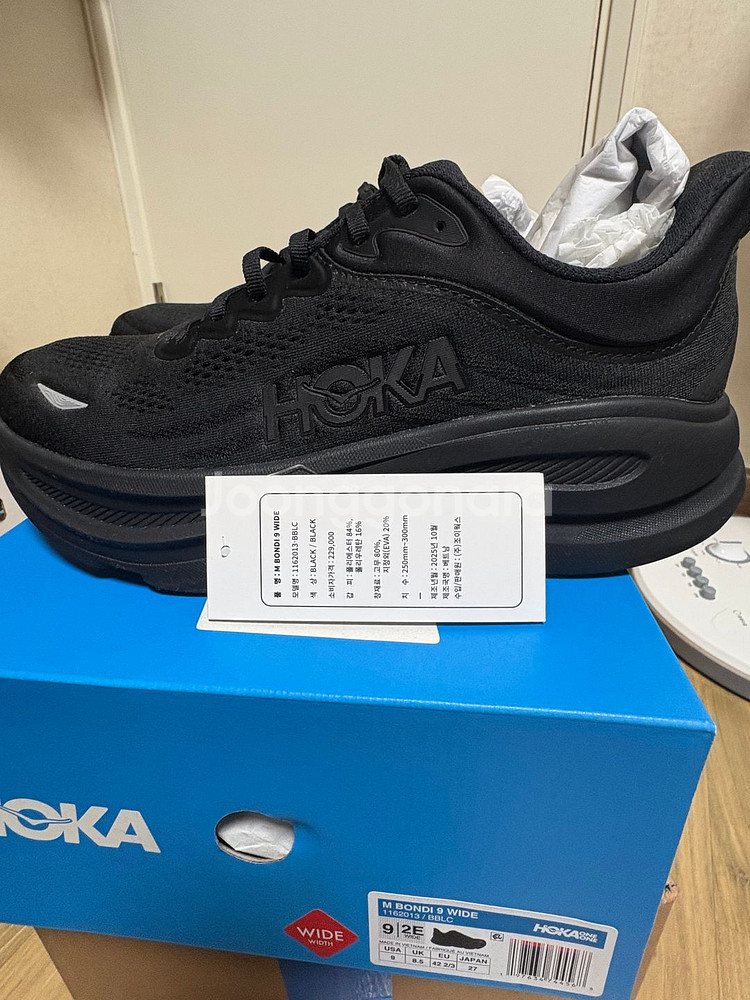 호카 본디9와이드 270사이즈 저렴하게 판매--3