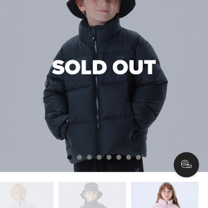 뉴발란스키즈패딩 숏패딩 덕다운패딩