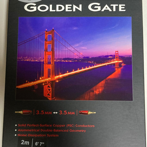[부산]오디오퀘스트 AUX케이블(골든게이트, 2m) 판매합니다