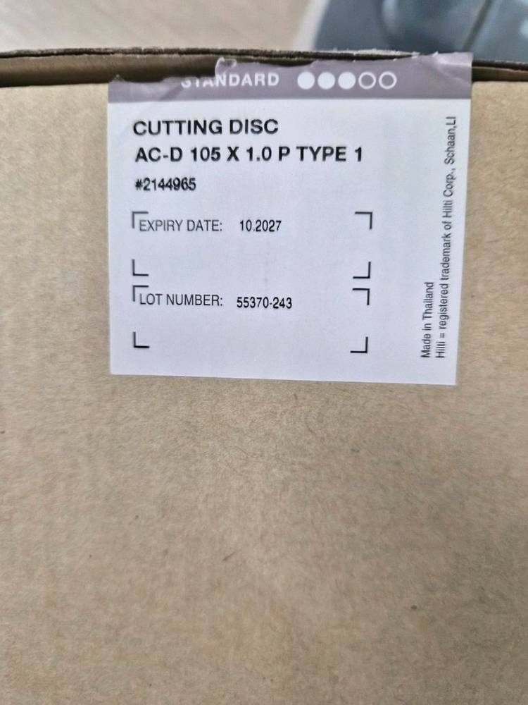 힐티 AC-D 절단날 4인치 100장 새상품--2