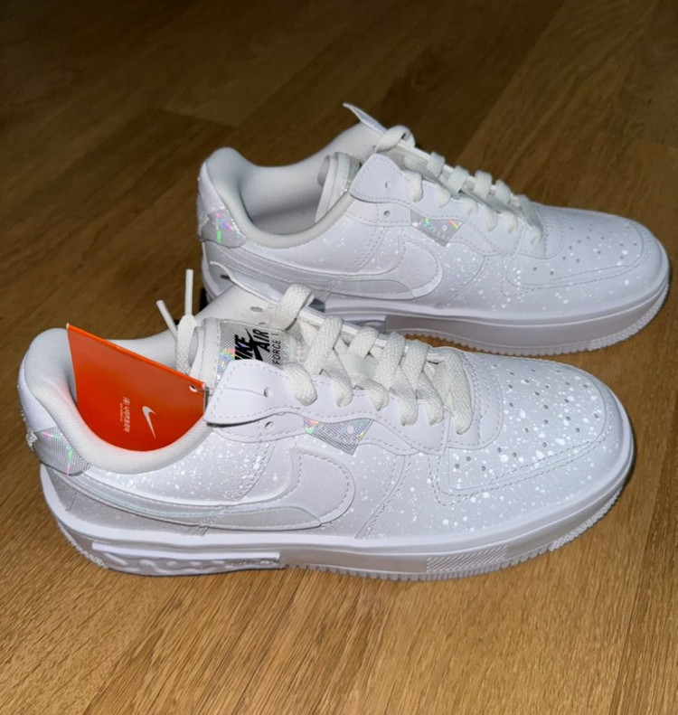 [230] 나이키 우먼 에어포스 폰탄카 펄 반짝이 운동화 이미지