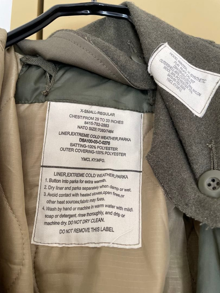 YMCLKY M65 야상 XS 판매합니다--3