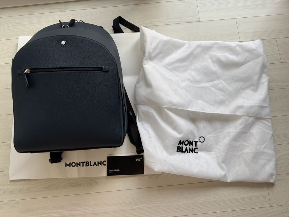 몽블랑 정품 사토리얼 미디엄 백팩 131816 미사용 새제품 팝니다--3