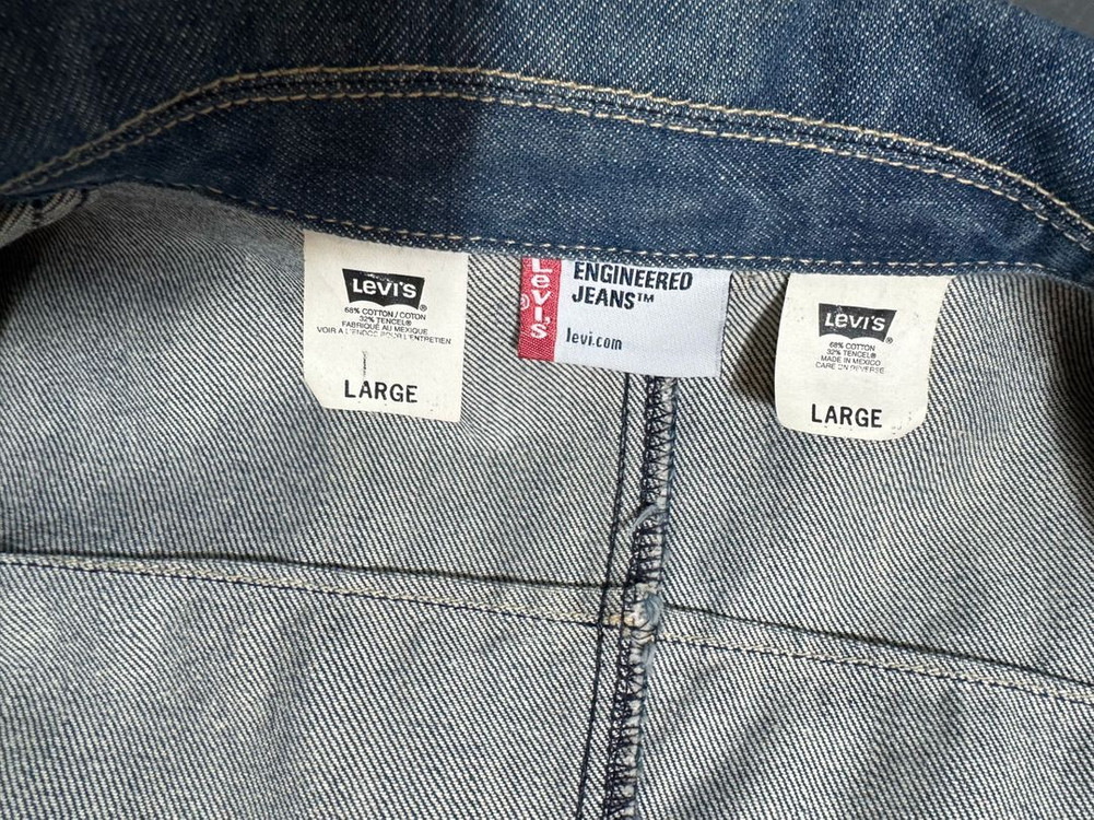 Levis 리바이스 엔지니어드 진 커버올 데님 자켓 L 이미지