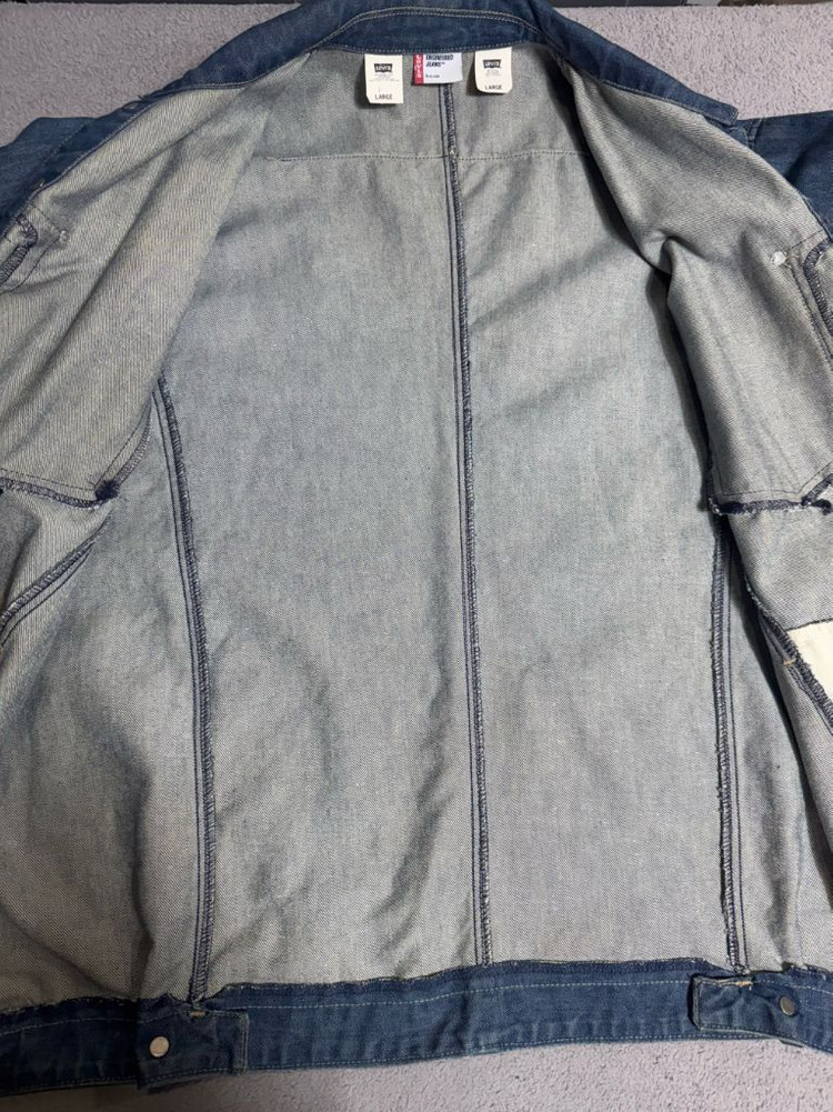 Levis 리바이스 엔지니어드 진 커버올 데님 자켓 L 이미지