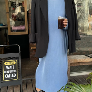 미코프로젝트 플리츠 원피스