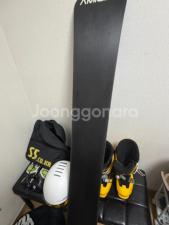 알파인보드 입문용 풀세트 1920 아믹스 rcv 171 f2 바인딩 포함 / s5 부츠 2122 265 / 헬멧장갑--1