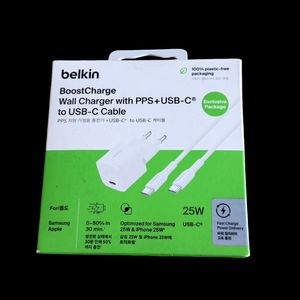 벨킨 부스트차지 25W USB-C 충전기 (미개봉 새제품)