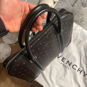 지방시 블랙 크로스 패턴 토트백 서류가방 브리프케이스