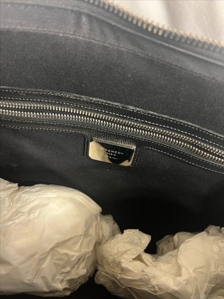 지방시 블랙 크로스 패턴 토트백 서류가방 브리프케이스--4