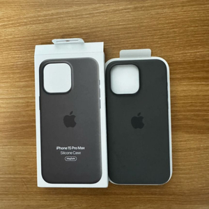 아이폰 15프로맥스 정품 실리콘케이스 클레이