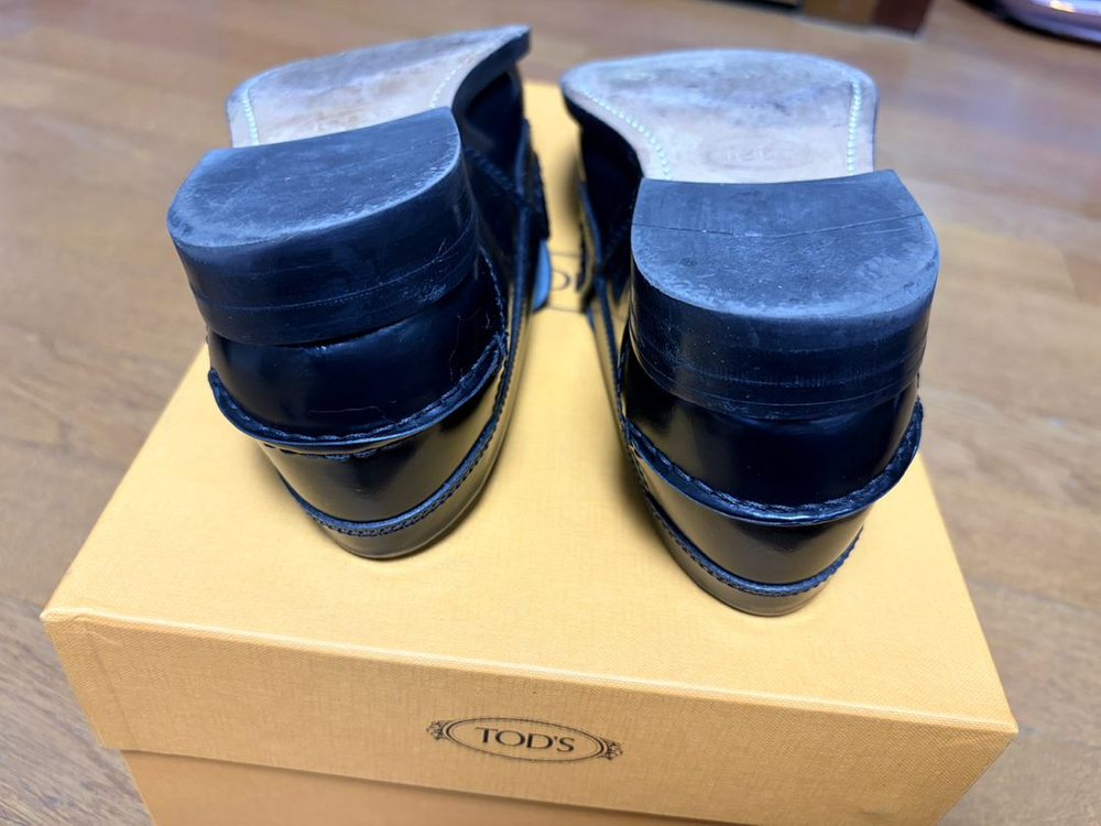 토즈 레더 로퍼 6사이즈 250-255--4