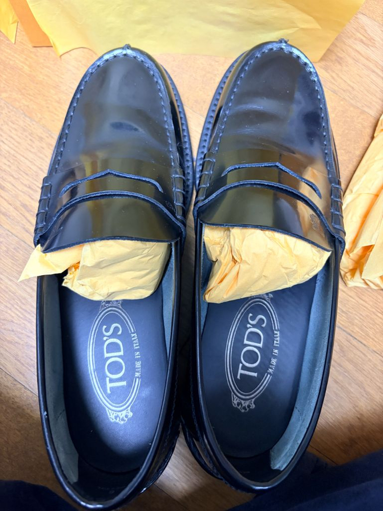 토즈 레더 로퍼 6사이즈 250-255--5