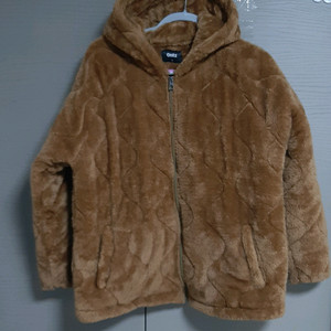 온츠곰털후드집업