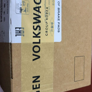 폭스바겐 골프7세대 1.6TDI 정품 앞 브레이크패드 세트