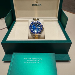 롤렉스 서브마리너 청콤