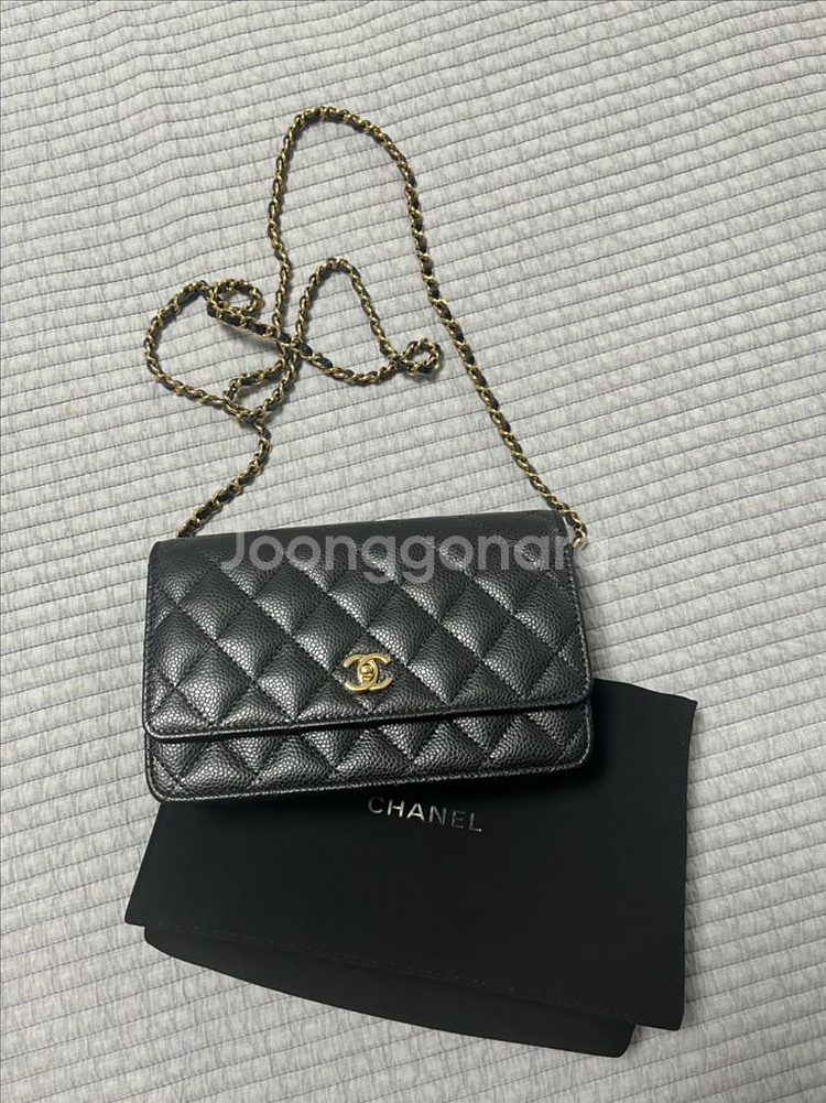 샤넬 턴락 woc 금장--0