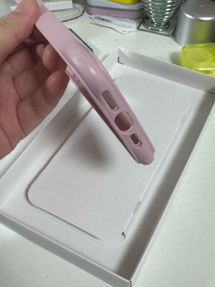 아이폰15프로맥스 케이스티파이 리플케이스 사쿠라핑크--2