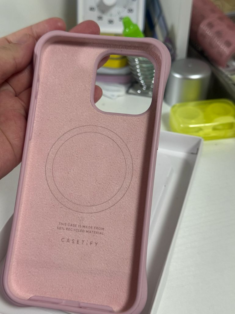 아이폰15프로맥스 케이스티파이 리플케이스 사쿠라핑크--9