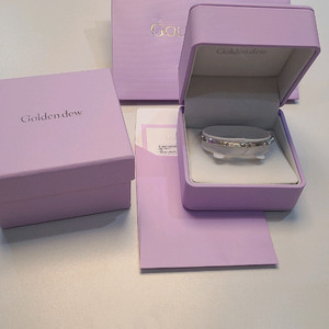 골든듀 리에또 뱅글 화이트 S 이미지