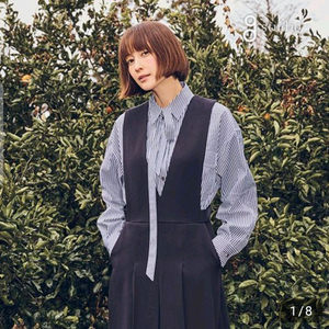 (새상품)지춘희 지스튜디오 원피스 55사이즈