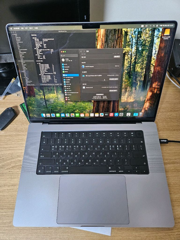 맥북프로 16인치 M1 Pro 16GB 512기가 스그--4