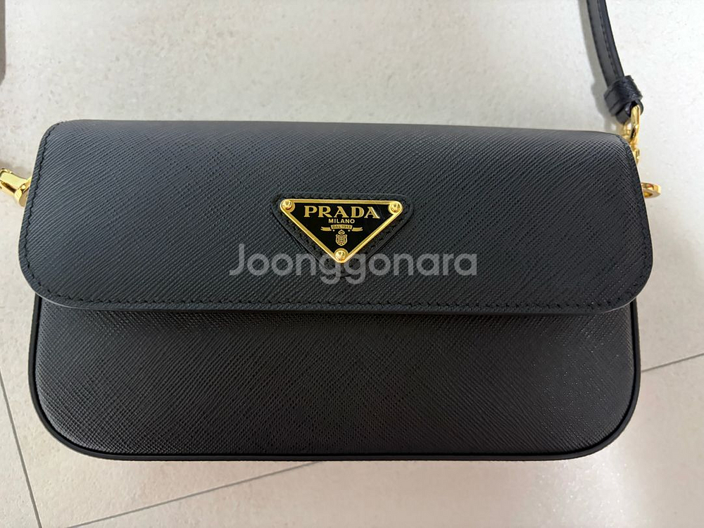 프라다 사피아노 체인 숄더백 미니--0