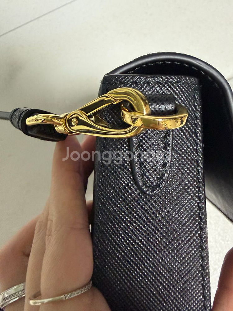 프라다 사피아노 체인 숄더백 미니--8